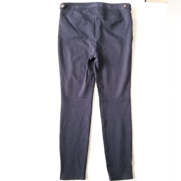 Talbots Womens 6 Lexington Pant Navy Blue Ponte Ankle Stretch Career Office - Picture 2 of 15